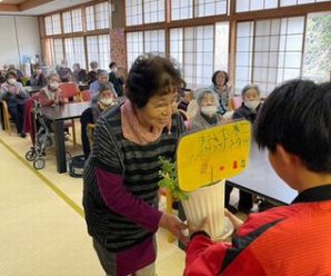 児童からのプレゼント🌼たかのしの杜