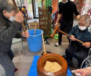 もちつき交流会⛄たかのしの杜